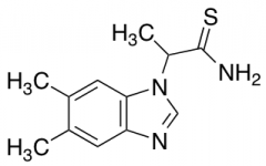 2-(5,6-dimethyl-1H-1,3-benzodiazol-1-yl)propanethioamide