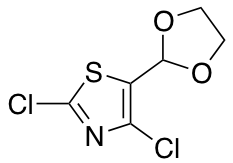 2,4-dichloro-5-(1,3-dioxolan-2-yl)thiazole