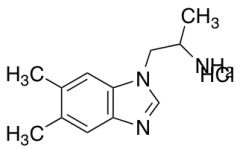 1-(5,6-dimethyl-1H-1,3-benzodiazol-1-yl)propan-2-amine hydrochloride