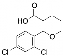 2-(2,4-Dichlorophenyl)oxane-3-carboxylic Acid