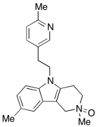 2,8-Dimethyl-5-[2-(6-methylpyridin-3-yl)ethyl]-2,3,4,5-tetrahydro-1H-pyrido[4,3-b]indole 2