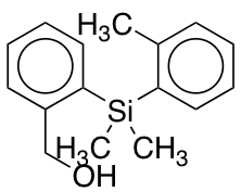 {2-[Dimethyl(2-methylphenyl)silyl]phenyl}methanol