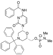 N,N-Dimethylphosphoramidochloridic Acid [(2S,6R)-6-[4-(Benzoylamino)-2-oxo-1(2H)-pyrimidin