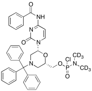 N,N-Dimethylphosphoramidochloridic Acid [(2S,6R)-6-[4-(Benzoylamino)-2-oxo-1(2H)-pyrimidin