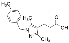 3-{3,5-Dimethyl-1-[(4-methylphenyl)methyl]-1H-pyrazol-4-yl}propanoic Acid
