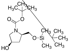 (2R,4R)-2-[[[(1,1-Dimethylethyl)dimethylsilyl]oxy]methyl]-4-hydroxy-1-pyrrolidinecarboxyli