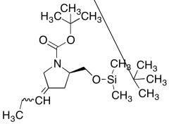 (2R)-2-[[[(1,1-Dimethylethyl)dimethylsilyl]oxy]methyl]-4-propylidene-1-pyrrolidinecarboxyl
