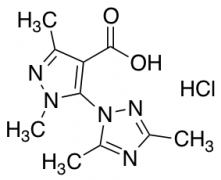 5-(Dimethyl-1H-1,2,4-triazol-1-yl)-1,3-dimethyl-1H-pyrazole-4-carboxylic Acid Hydrochlorid