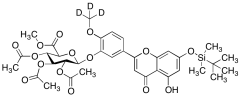 Diosmetin-d3 3-O-&beta;-D-Glucuronide Triacetate t-Butyldimethylsilyl Ether