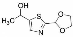 1-[2-(1,3-Dioxolan-2-yl)-1,3-thiazol-5-yl]ethan-1-ol
