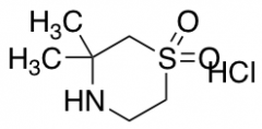 3,3-dimethyl-1lambda6-thiomorpholine-1,1-dione hydrochloride