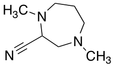 1,4-dimethyl-1,4-diazepane-2-carbonitrile