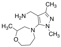 [1,3-dimethyl-5-(2-methyl-1,4-oxazepan-4-yl)-1H-pyrazol-4-yl]methanamine