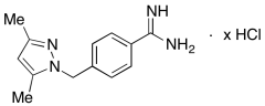 4-((3,5-Dimethyl-1H-pyrazol-1-yl)methyl)benzimidamide Hydrochloride (Unknown Salt)