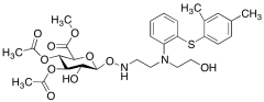 (2S,3S,4R,5R,6S)-6-(((2-((2-((2,4-Dimethylphenyl)thio)phenyl)(2-hydroxyethyl)amino)ethyl)a