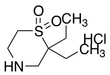 2,2-Diethyl-1lambda6-thiomorpholine-1,1-dione Hydrochloride