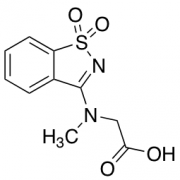 2-[(1,1-Dioxo-1,2-benzothiazol-3-yl)(methyl)amino]acetic Acid