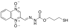 2-[(1,4-Dioxido-2-quinoxalinyl)methylene]hydrazinecarbonyloxy-propyl-thiol