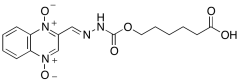 2-[(1,4-Dioxido-2-quinoxalinyl)methylene]hydrazinecarbonyl-oxy-hexanoic Acid