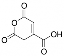 trans-2,6-dioxo-3,6-dihydro-2H-pyran-4-carboxylic acid
