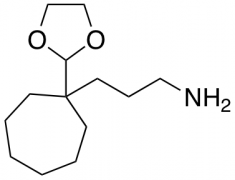 3-[1-(1,3-dioxolan-2-yl)cycloheptyl]propan-1-amine