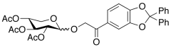 1-(2,2-Diphenyl-1,3-benzodioxol-5-yl)-2-[(2,3,4-tri-O-acetyl-&beta;-D-glucopyranosyl)o