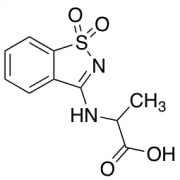 2-[(1,1-dioxo-1lambda6,2-benzothiazol-3-yl)amino]propanoic acid