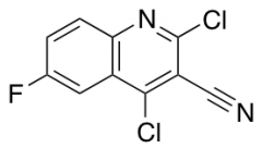 2,4-Dichloro-6-fluoroquinoline-3-carbonitrile