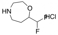 7-(difluoromethyl)-1,4-oxazepane hydrochloride