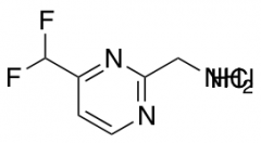 [4-(difluoromethyl)pyrimidin-2-yl]methanamine hydrochloride