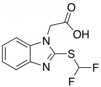 2-{2-[(Difluoromethyl)sulfanyl]-1H-1,3-benzodiazol-1-yl}acetic Acid