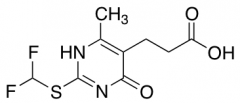 3-{2-[(Difluoromethyl)sulfanyl]-4-methyl-6-oxo-1,6-dihydropyrimidin-5-yl}propanoic Acid
