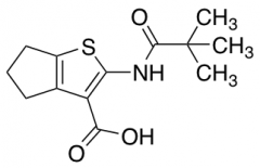 2-(2,2-Dimethylpropanamido)-4H,5H,6H-cyclopenta[b]thiophene-3-carboxylic Acid