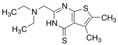2-[(Diethylamino)methyl]-5,6-dimethylthieno[2,3-d]pyrimidine-4-thiol
