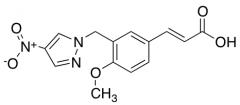 (2E)-3-{4-Methoxy-3-[(4-nitro-1H-pyrazol-1-yl)methyl]phenyl}acrylic Acid