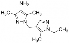 1-[(1-Ethyl-5-methyl-1H-pyrazol-4-yl)methyl]-3,5-dimethyl-1H-pyrazol-4-amine