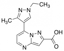 7-(1-Ethyl-3-methyl-1H-pyrazol-4-yl)pyrazolo[1,5-a]pyrimidine-2-carboxylic Acid