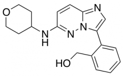 (2-{6-[(Oxan-4-yl)amino]imidazo[1,2-b]pyridazin-3-yl}phenyl)methanol