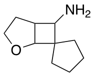 4-oxaspiro[bicyclo[3.2.0]heptane-6,1'-cyclopentane]-7-amine