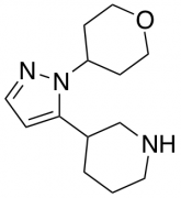 3-[1-(Oxan-4-yl)-1H-pyrazol-5-yl]piperidine