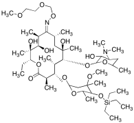 Erythromycin 4''-O-TES 10-Imino-N-(2-Methoxyethoxy)methanol