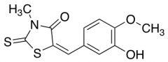 (5E)-5-(3-Hydroxy-4-methoxybenzylidene)-3-methyl-2-thioxo-1,3-thiazolidin-4-one