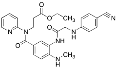 Ethyl 3-(3-(2-((4-Cyanophenyl)amino)acetamido)-4-(methylamino)-N-(pyridin-2-yl)benzamido)p