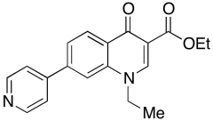 1-Ethyl-1,4-dihydro-4-oxo-7-(4-pyridyl)quinoline-3-carboxylic Acid Ethyl Ester