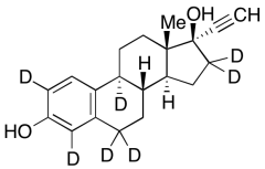 Ethynyl Estradiol-2,4,9,6,6,16,16-d7 (Major)