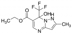 Ethyl 7-Hydroxy-2-methyl-7-(trifluoromethyl)-4H,7H-pyrazolo[1,5-a]pyrimidine-6-carboxylate