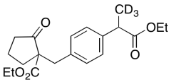 4-[[1-(Ethoxycarbonyl)-2-oxocyclopentyl]methyl]-&alpha;-methylbenzeneacetic Acid-d3 Et