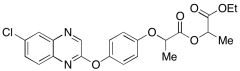 1-Ethoxy-1-oxopropan-2-yl 2-(4-((6-chloroquinoxalin-2-yl)oxy)phenoxy)propanoate