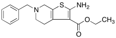 Ethyl 2-Amino-6-benzyl-4,5,6,7-tetrahydrothieno[2,3-c]pyridine-3-carboxylate (Tinoridine)