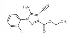 Ethyl 5-Amino-1-(2-chlorophenyl)-4-cyanopyrazole-3-carboxylate